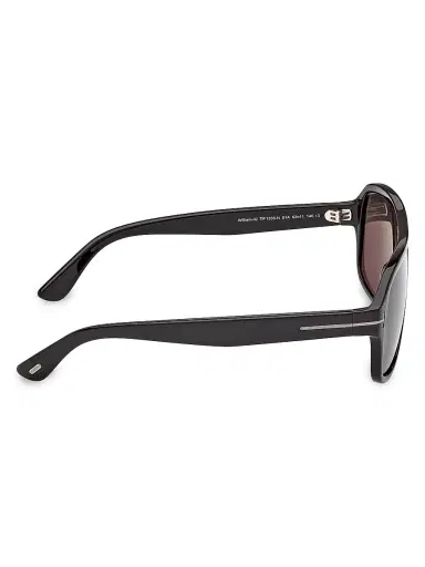Tom Ford Men's William 63MM Navigator Sunglasses - Black | Thumbnail 7 Tom Ford Men's William 63MM Navigator Sunglasses - Black | Thumbnail 7