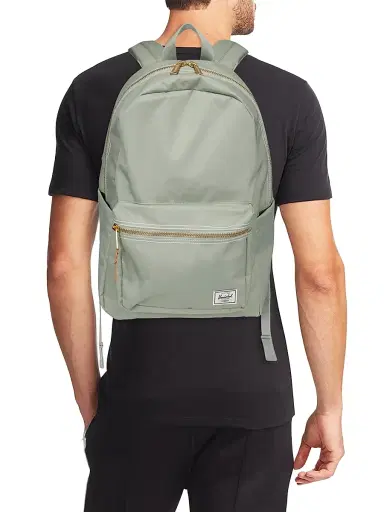 Herschel Supply Co. Men's Settlement Backpack - Seagrass White Stitch | Thumbnail 2 Herschel Supply Co. Men's Settlement Backpack - Seagrass White Stitch | Thumbnail 2