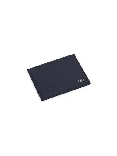 Ferragamo Men's Gancio Leather Card Case | Thumbnail 2 Ferragamo Men's Gancio Leather Card Case | Thumbnail 2