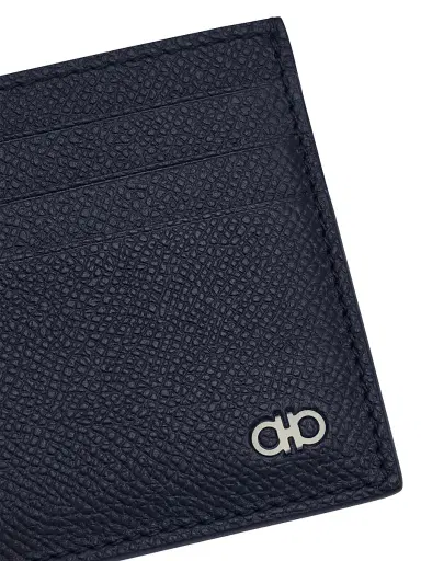 Ferragamo Men's Gancio Leather Card Case | Thumbnail 4 Ferragamo Men's Gancio Leather Card Case | Thumbnail 4