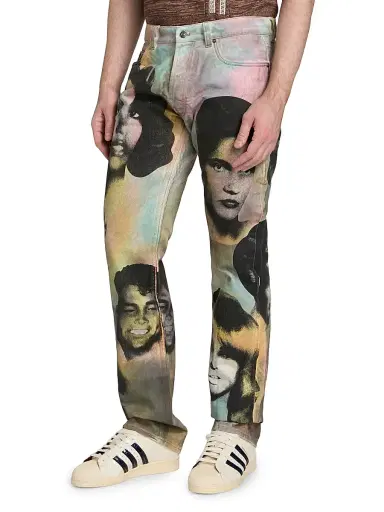 Versace Men's The Party Print Jeans | Thumbnail 4 Versace Men's The Party Print Jeans | Thumbnail 4