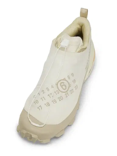 MM6 MAISON MARGIELA Men's x Salomon Low-Top Sneakers - Vanilla Ice Eucalyptus Yellow - Size 12 | Thumbnail 7