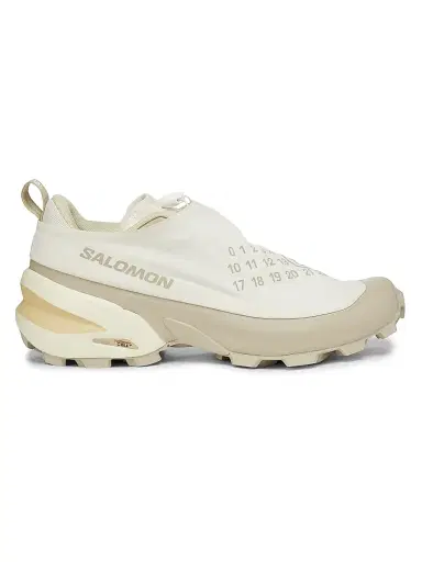 MM6 MAISON MARGIELA Men's x Salomon Low-Top Sneakers - Vanilla Ice Eucalyptus Yellow - Size 12 | Thumbnail 1