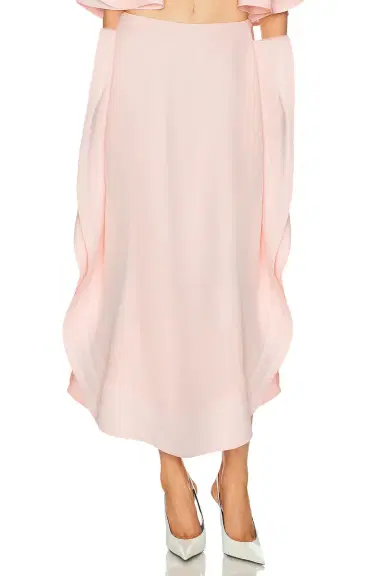 Stella McCartney Silk Frill Detail Maxi Skirt | Thumbnail 1