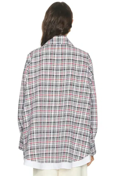 Victoria Beckham Cocoon Shacket | Thumbnail 3 Victoria Beckham Cocoon Shacket | Thumbnail 3