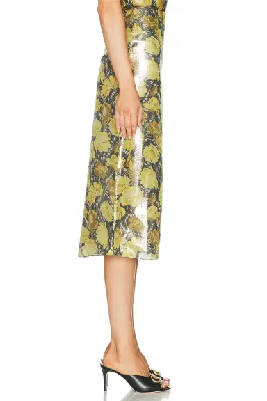 Valentino Lurex Apres L'Hiver Poppies Skirt | Thumbnail 3 Valentino Lurex Apres L'Hiver Poppies Skirt | Thumbnail 3