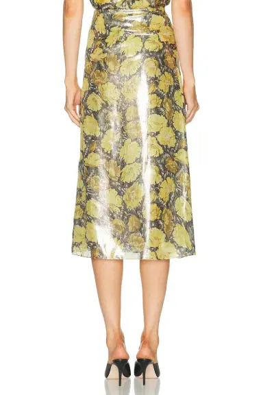 Valentino Lurex Apres L'Hiver Poppies Skirt | Thumbnail 4 Valentino Lurex Apres L'Hiver Poppies Skirt | Thumbnail 4