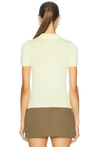 Matthew Bruch Knit Collared Tee | Thumbnail 3 Matthew Bruch Knit Collared Tee | Thumbnail 3