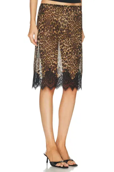 NILI LOTAN Thea Lace Skirt | Thumbnail 2 NILI LOTAN Thea Lace Skirt | Thumbnail 2