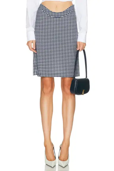 Jean Paul Gaultier Curved Waistband Mini Skirt | Thumbnail 1