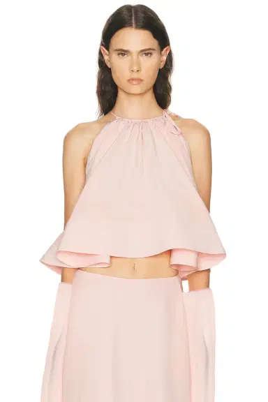 Stella McCartney Silk Sleeveless Frill Top | Thumbnail 1 Stella McCartney Silk Sleeveless Frill Top | Thumbnail 1