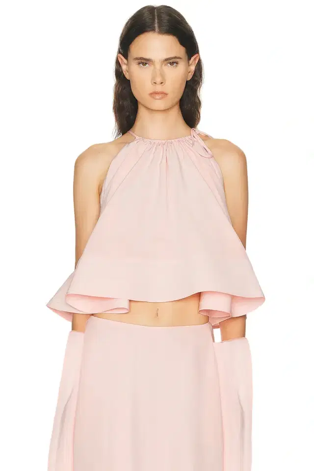 Stella McCartney Silk Sleeveless Frill Top