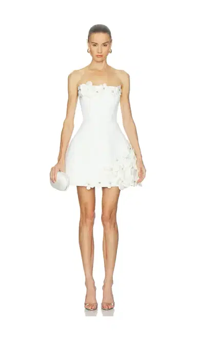 Bronx and Banco Estelle Floral Strapless Mini Dress | Thumbnail 1
