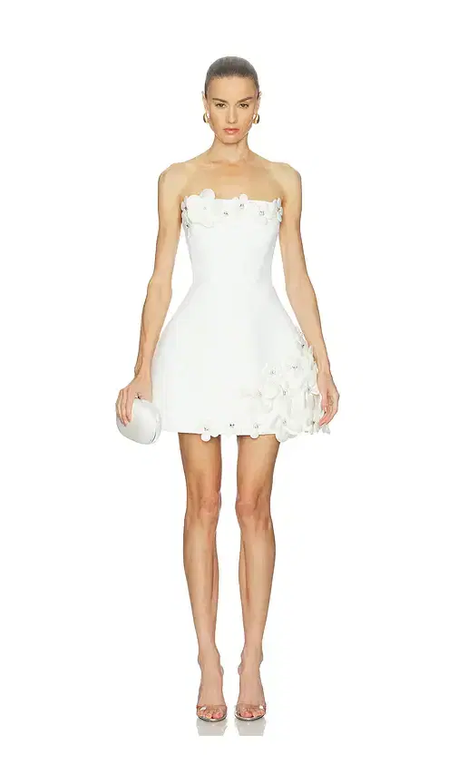 Bronx Banco Estelle Floral Strapless Mini Dress
