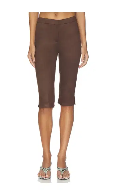 superdown Ayla Faux Suede Capri | Thumbnail 1 superdown Ayla Faux Suede Capri | Thumbnail 1
