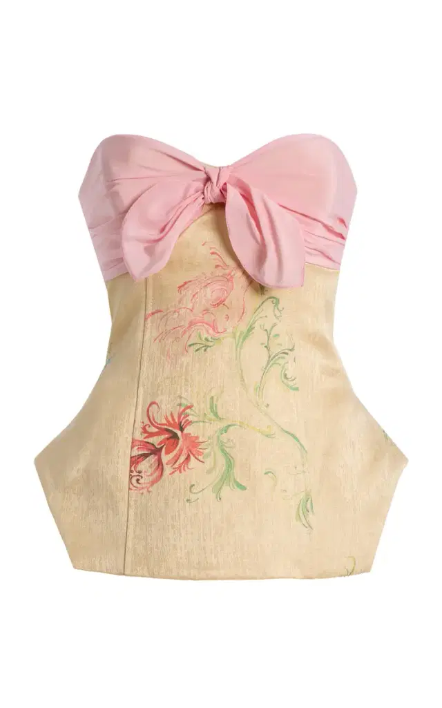 Rosie Assoulin Exclusive Gesundheit Bustier Hippy Top