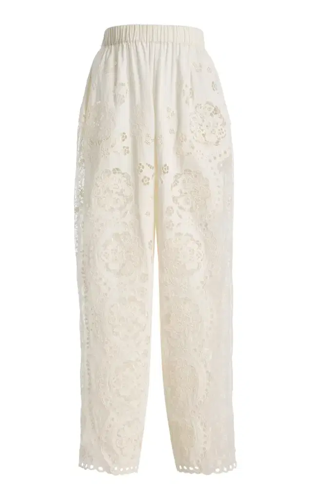 Gardener Embroidered Cotton Pants