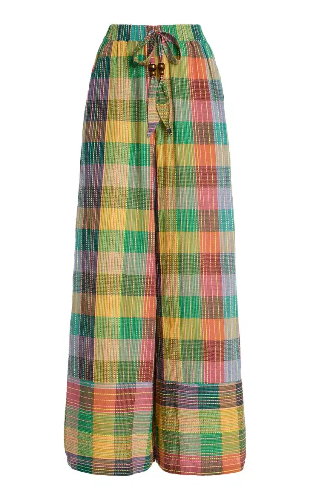 Boteh Echo Cotton Wide-Leg Pants