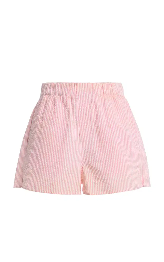 With Nothing Underneath Exclusive The Boxer Seersucker Shorts