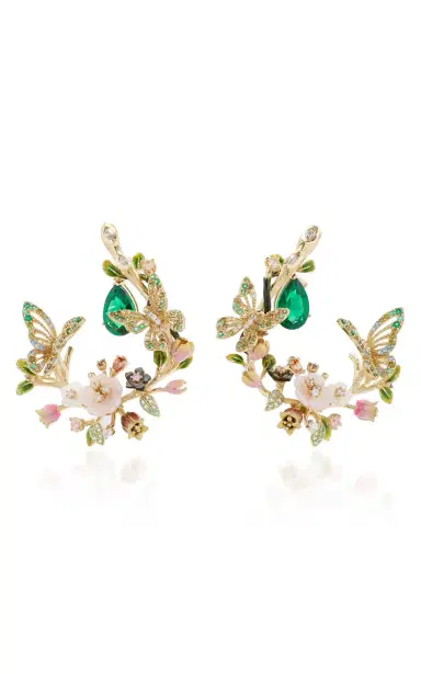 Anabela Chan Butterfly Garland Earrings | Thumbnail 4