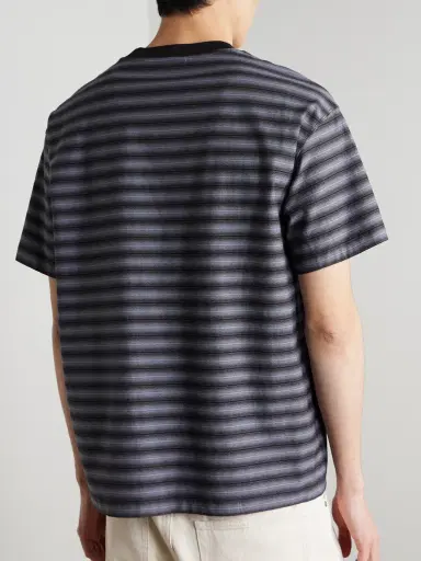 NN07 Lionel 30017 Striped Cotton-Jacquard T-Shirt - Men | Thumbnail 3 NN07 Lionel 30017 Striped Cotton-Jacquard T-Shirt - Men | Thumbnail 3