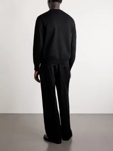 Givenchy Knitted Cotton-Blend Sweater - Men | Thumbnail 4