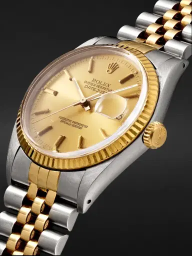 Stephanie Windsor Rolex Vintage 1986 DateJust Automatic Stainless Steel and 18-Karat Gold Watch, Ref. 16013 (7.75'' wrist) - Men | Thumbnail 2 Stephanie Windsor Rolex Vintage 1986 DateJust Automatic Stainless Steel and 18-Karat Gold Watch, Ref. 16013 (7.75'' wrist) - Men | Thumbnail 2