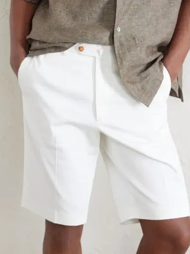 De Petrillo Straight-Leg Cotton-Blend Twill Shorts - Men | Thumbnail 5 De Petrillo Straight-Leg Cotton-Blend Twill Shorts - Men | Thumbnail 5