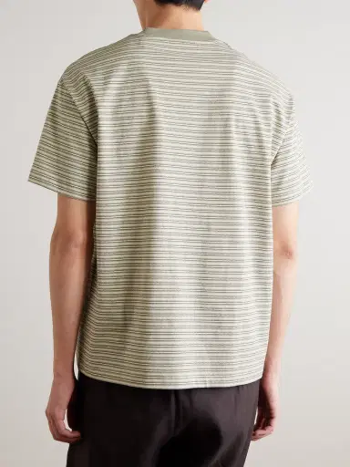 NN07 Lionel 30046 Striped Cotton-Jersey T-Shirt - Men | Thumbnail 4