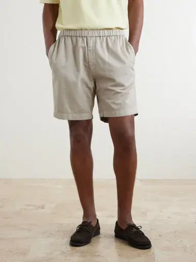 Boglioli Straight-Leg Cotton-Blend Twill Shorts - Men | Thumbnail 3