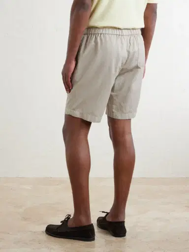 Boglioli Straight-Leg Cotton-Blend Twill Shorts - Men | Thumbnail 4