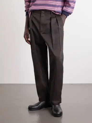 WTAPS Straight-Leg Pleated Twill Trousers - Men | Thumbnail 3 WTAPS Straight-Leg Pleated Twill Trousers - Men | Thumbnail 3