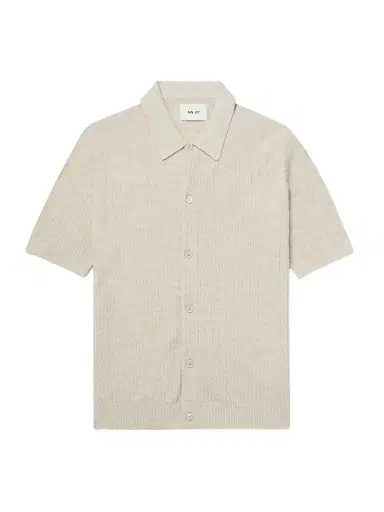 NN07 Nolan 6695 Textured-Knit Organic Cotton Shirt - Men | Thumbnail 1 NN07 Nolan 6695 Textured-Knit Organic Cotton Shirt - Men | Thumbnail 1