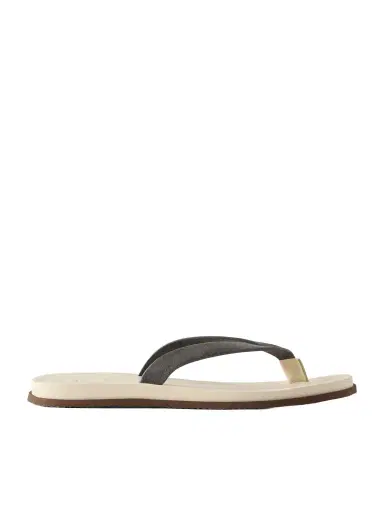Brunello Cucinelli Suede Flip Flops - Men | Thumbnail 1 Brunello Cucinelli Suede Flip Flops - Men | Thumbnail 1