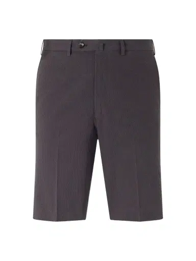De Petrillo Straight-Leg Cotton-Seersucker Shorts - Men | Thumbnail 1