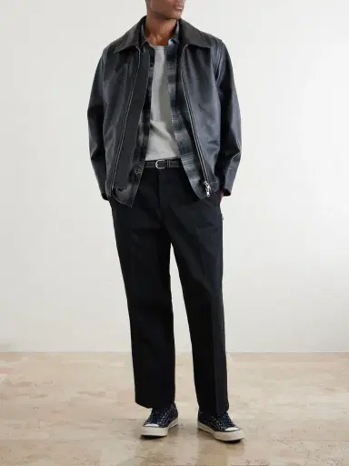 Neighborhood Wide-Leg Twill Trousers - Men | Thumbnail 2