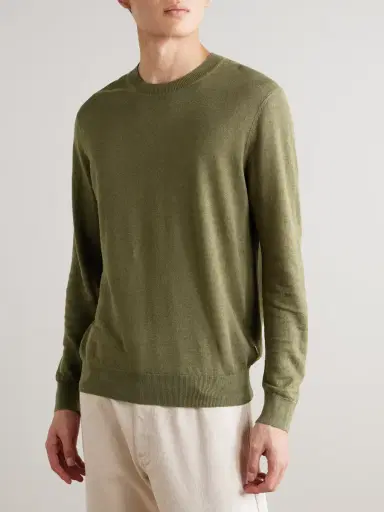 NN07 Ted 60058 Linen Sweater - Men | Thumbnail 3