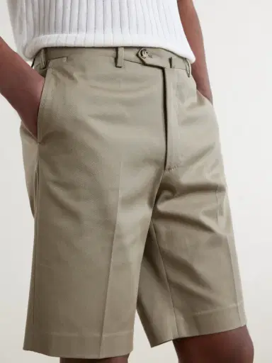 De Petrillo Straight-Leg Cotton-Blend Twill Shorts - Men | Thumbnail 5 De Petrillo Straight-Leg Cotton-Blend Twill Shorts - Men | Thumbnail 5