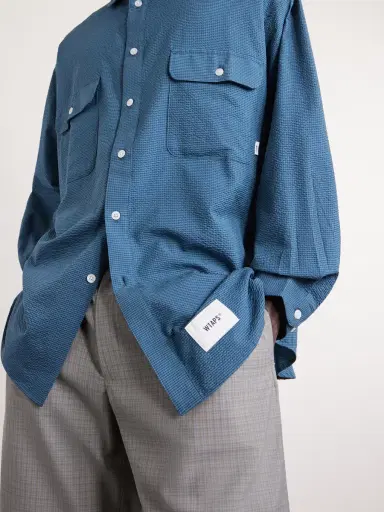 WTAPS Checked Seersucker Shirt - Men | Thumbnail 5 WTAPS Checked Seersucker Shirt - Men | Thumbnail 5