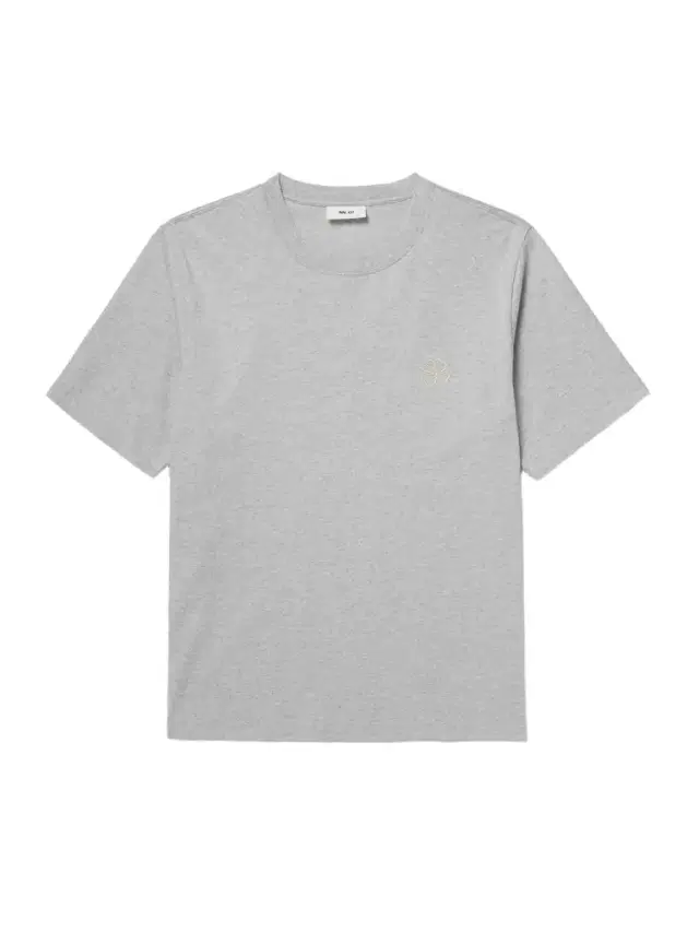 NN07 Jett 30026 Embroidered Organic Cotton-Jersey T-shirt - Men