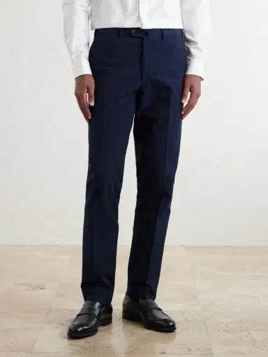 De Petrillo Straight-Leg Cotton-Seersucker Suit Trousers - Men | Thumbnail 3 De Petrillo Straight-Leg Cotton-Seersucker Suit Trousers - Men | Thumbnail 3