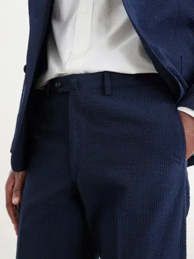 De Petrillo Straight-Leg Cotton-Seersucker Suit Trousers - Men | Thumbnail 5 De Petrillo Straight-Leg Cotton-Seersucker Suit Trousers - Men | Thumbnail 5