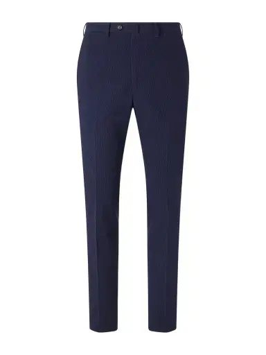 De Petrillo Straight-Leg Cotton-Seersucker Suit Trousers - Men | Thumbnail 1 De Petrillo Straight-Leg Cotton-Seersucker Suit Trousers - Men | Thumbnail 1