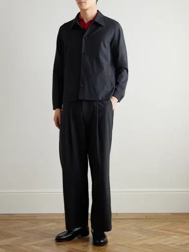 NN07 Kay 10037 Wide-Leg Pleated Pinstriped Woven Trousers - Men | Thumbnail 2 NN07 Kay 10037 Wide-Leg Pleated Pinstriped Woven Trousers - Men | Thumbnail 2