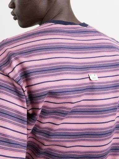 WTAPS Logo-Appliquéd Striped Cotton-Jersey T-Shirt - Men | Thumbnail 5