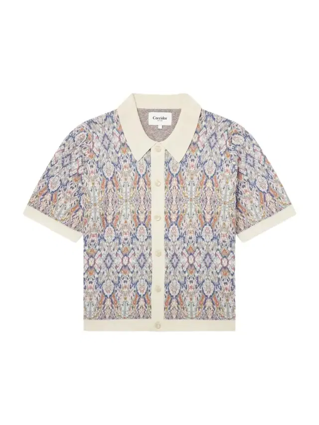 Corridor Trance Jacquard-Knitted Cotton Shirt - Men