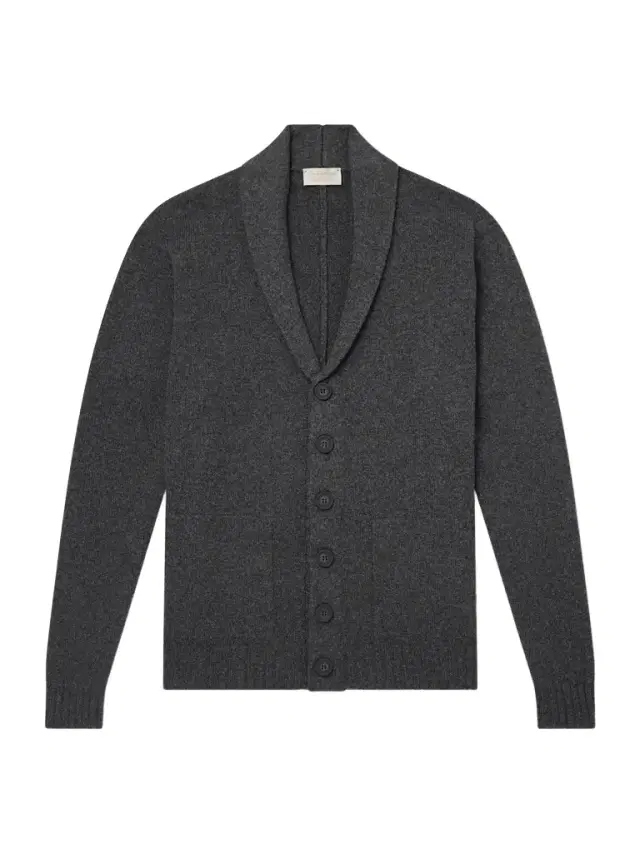 John Smedley Rockford Shawl-Collar Recycled-Cashmere and Merino Wool-Blend Cardigan - Men