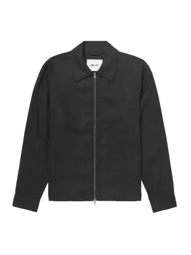 NN07 Alban 1454 Linen Blouson Jacket - Men | Thumbnail 1 NN07 Alban 1454 Linen Blouson Jacket - Men | Thumbnail 1