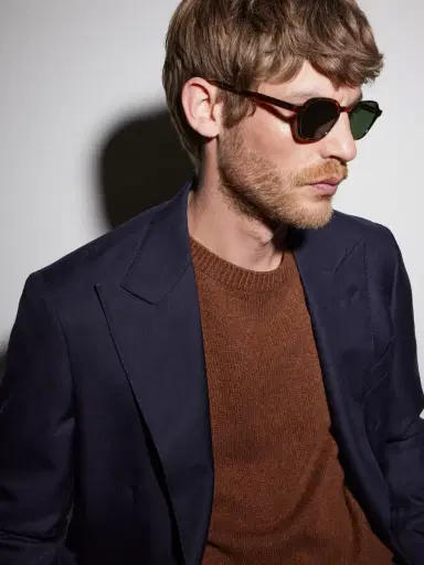Garrett Leight California Optical Temescal Hexagon-Frame Acetate Sunglasses - Men | Thumbnail 4 Garrett Leight California Optical Temescal Hexagon-Frame Acetate Sunglasses - Men | Thumbnail 4