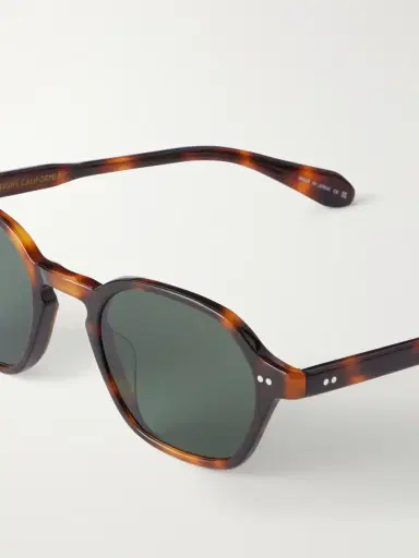 Garrett Leight California Optical Temescal Hexagon-Frame Acetate Sunglasses - Men | Thumbnail 5 Garrett Leight California Optical Temescal Hexagon-Frame Acetate Sunglasses - Men | Thumbnail 5
